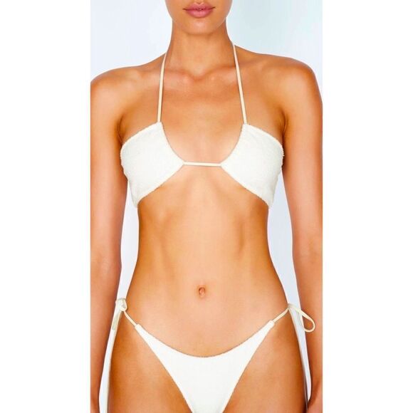 TRIANGL ASTER COCONUT TERRY SET 🥥 NWT + BAG - Picture 2 of 10